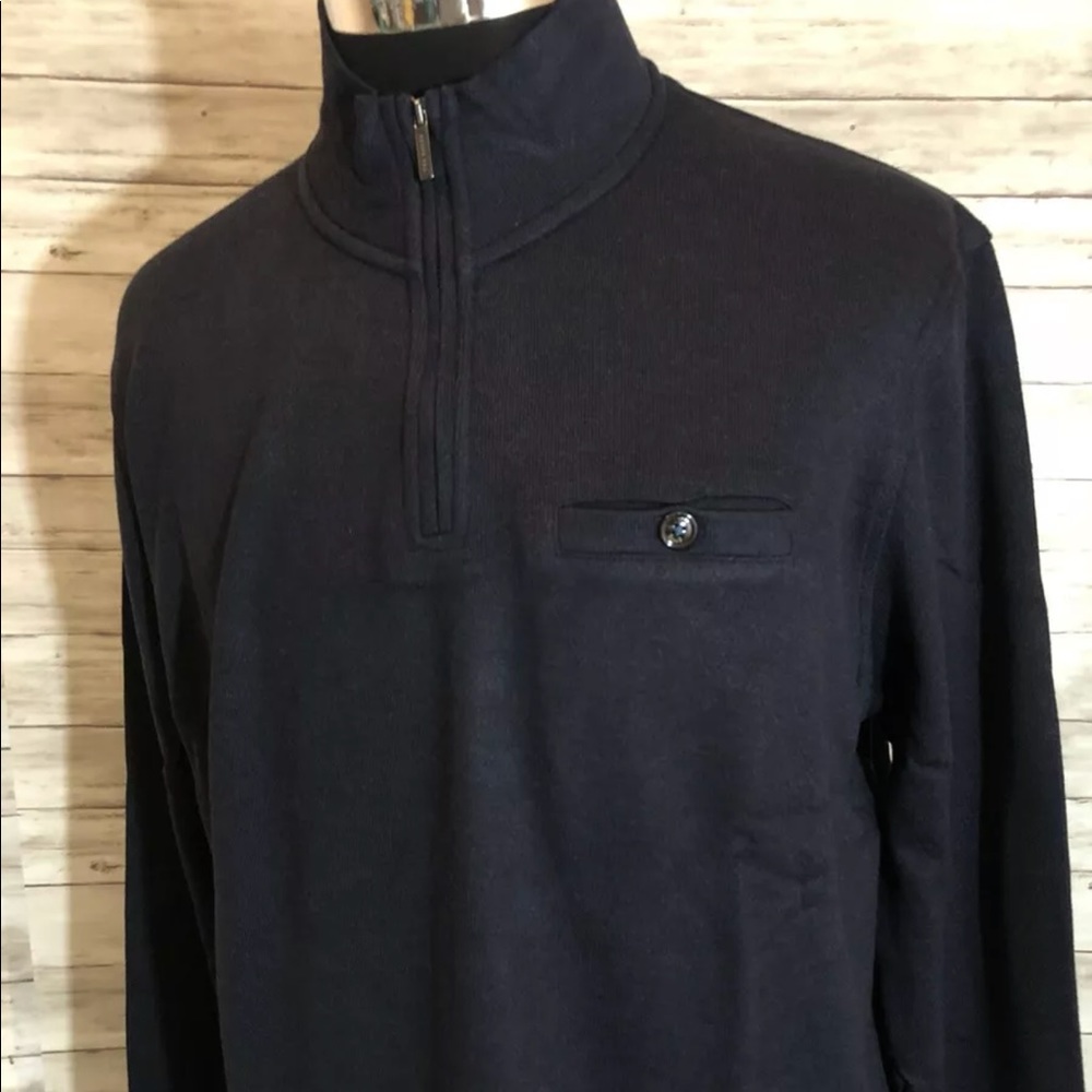 Men NEW! Ted Baker London 1/4 Zip Sweater N8